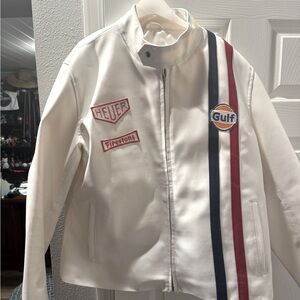 Steve McQueen Le Mans gulf racing leather jacket